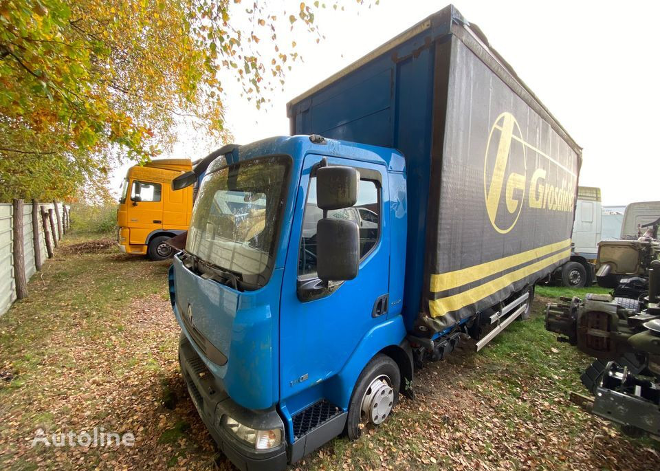 Renault 10.180 DXI MIDLUM MANUAL E5 BURTOFIRANA WINDA - Камион с брезент: снимка 1 Renault 10.180 DXI MIDLUM MANUAL E5 BURTOFIRANA WINDA - Камион с брезент: снимка 1
