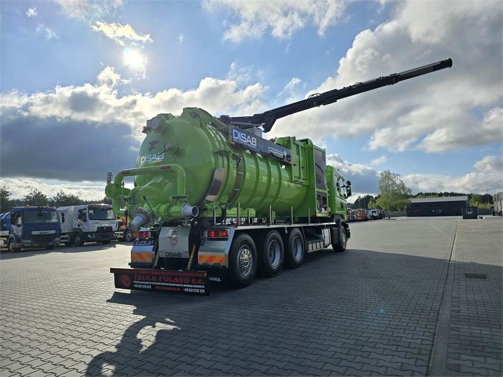 Комунална/ Специална техника Scania Disab Centurion P210/9 Suction-blowing vacuum load: снимка 26