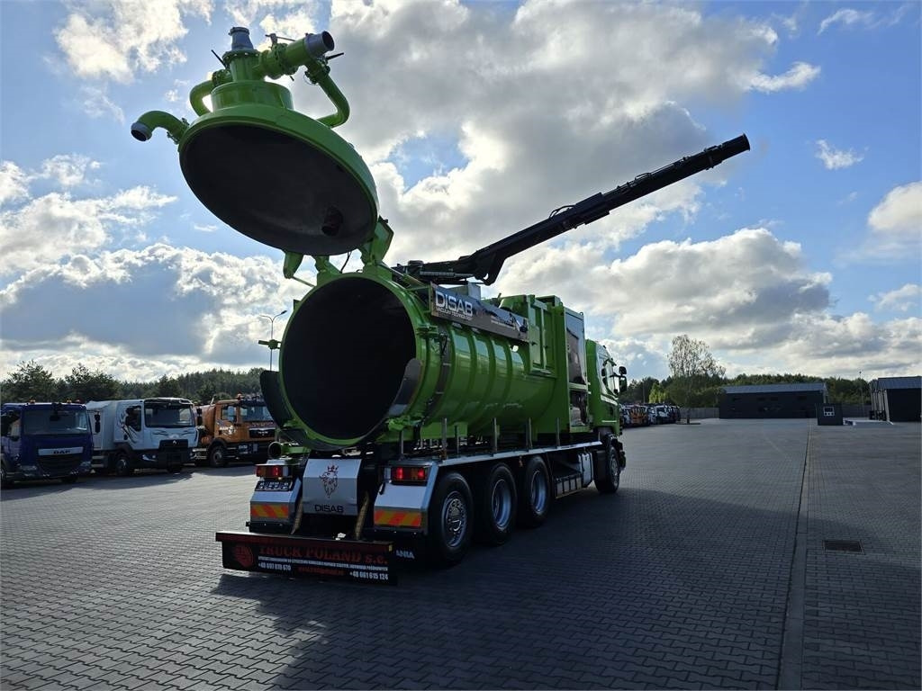 Каналопочистваща машина Scania Disab Centurion P210/9 Suction-blowing vacuum load: снимка 29