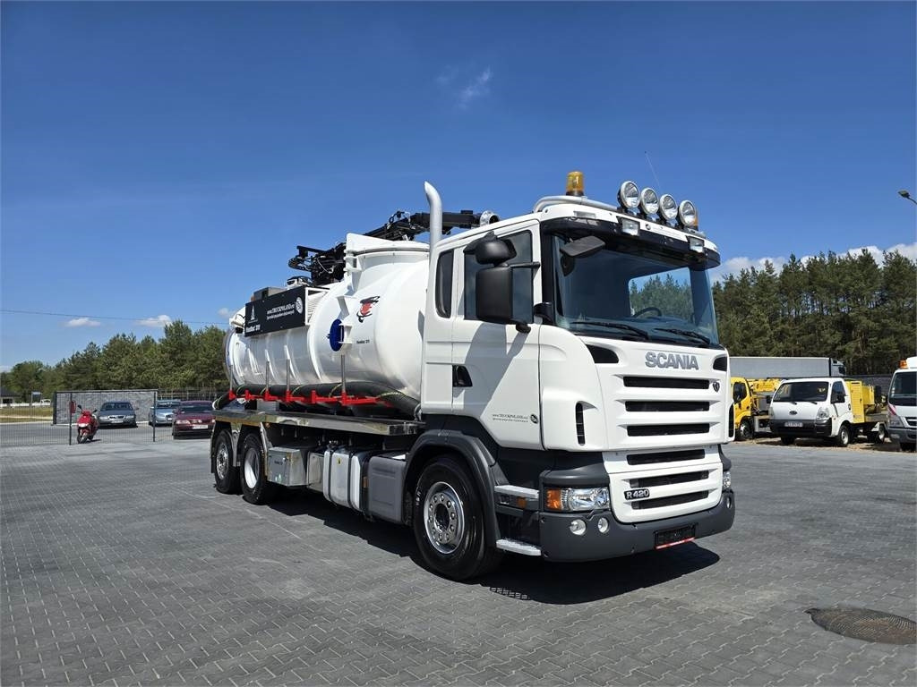 Scania Saugbagger Larsen FlexVac 311 Vacuum suction loade - Багер: снимка 2 Scania Saugbagger Larsen FlexVac 311 Vacuum suction loade - Багер: снимка 2