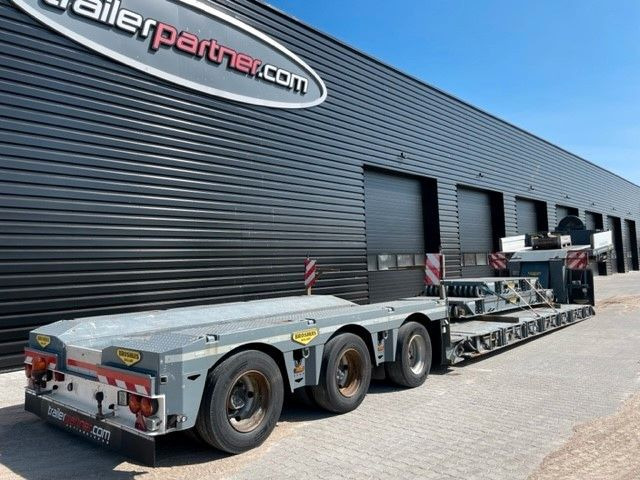 Broshuis 3 achs Tiefbett / 2 x Verlärungsträger / 19 M - Нискорамна площадка полуремарке: снимка 2 Broshuis 3 achs Tiefbett / 2 x Verlärungsträger / 19 M - Нискорамна площадка полуремарке: снимка 2