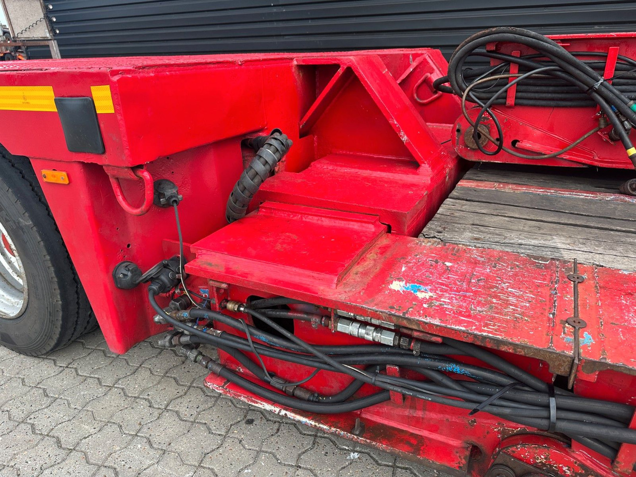 Nooteboom 3 achs tiefbett  / Kesselbrücke - Нискорамна площадка полуремарке: снимка 5 Nooteboom 3 achs tiefbett  / Kesselbrücke - Нискорамна площадка полуремарке: снимка 5