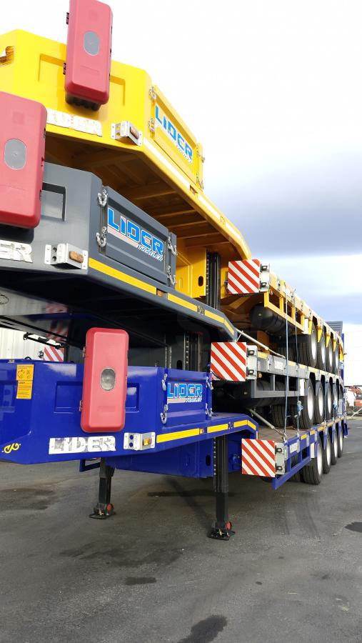 Lider trailer (Export Afrique) Porte-Char lames 4 essieux - Нискорамна площадка полуремарке: снимка 5 Lider trailer (Export Afrique) Porte-Char lames 4 essieux - Нискорамна площадка полуремарке: снимка 5