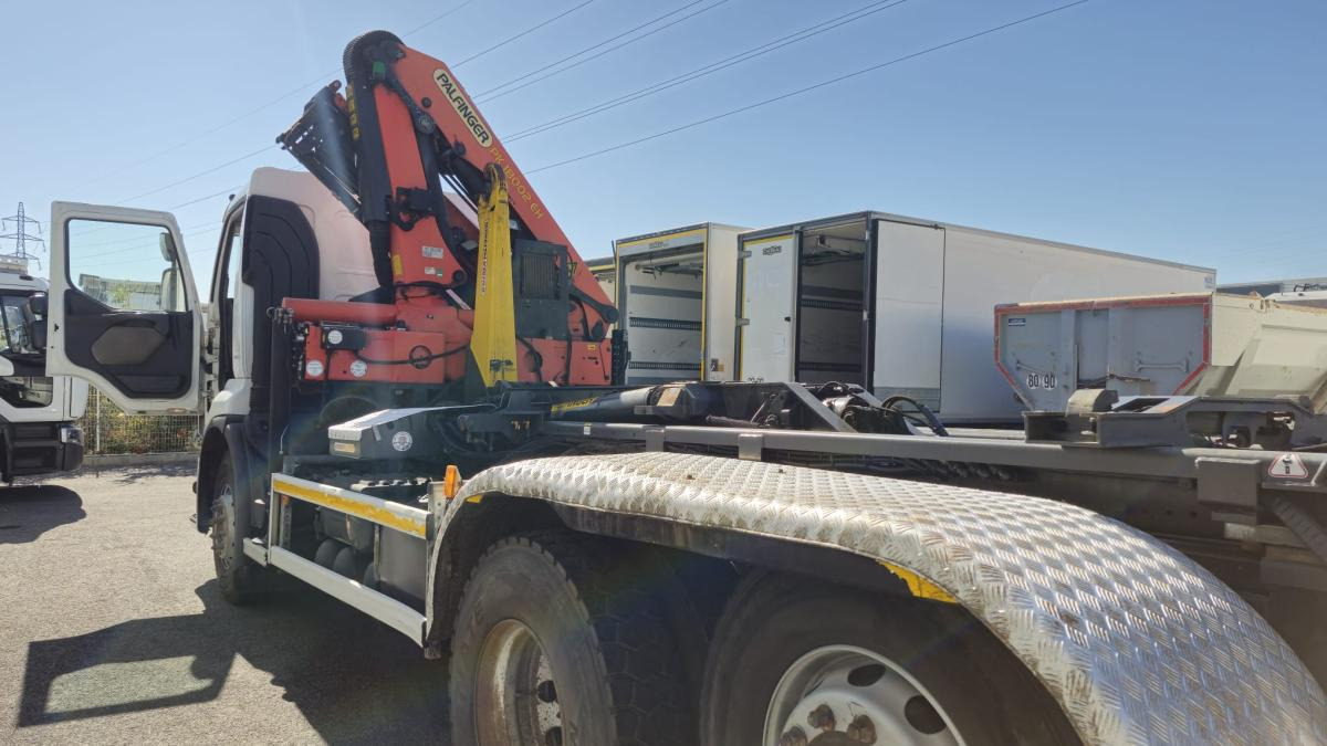 Мултилифт с кука камион, Камион с кран Renault Premium avec grue PALFINGER PK 18000: снимка 6
