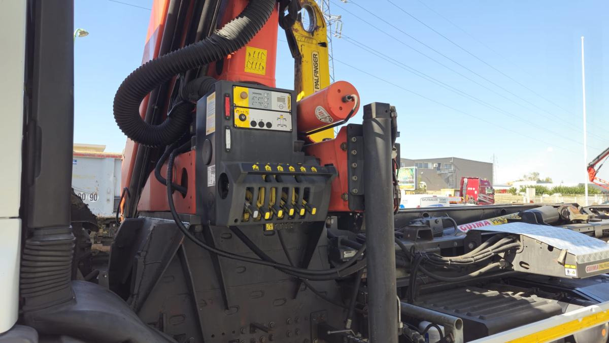 Мултилифт с кука камион, Камион с кран Renault Premium avec grue PALFINGER PK 18000: снимка 7