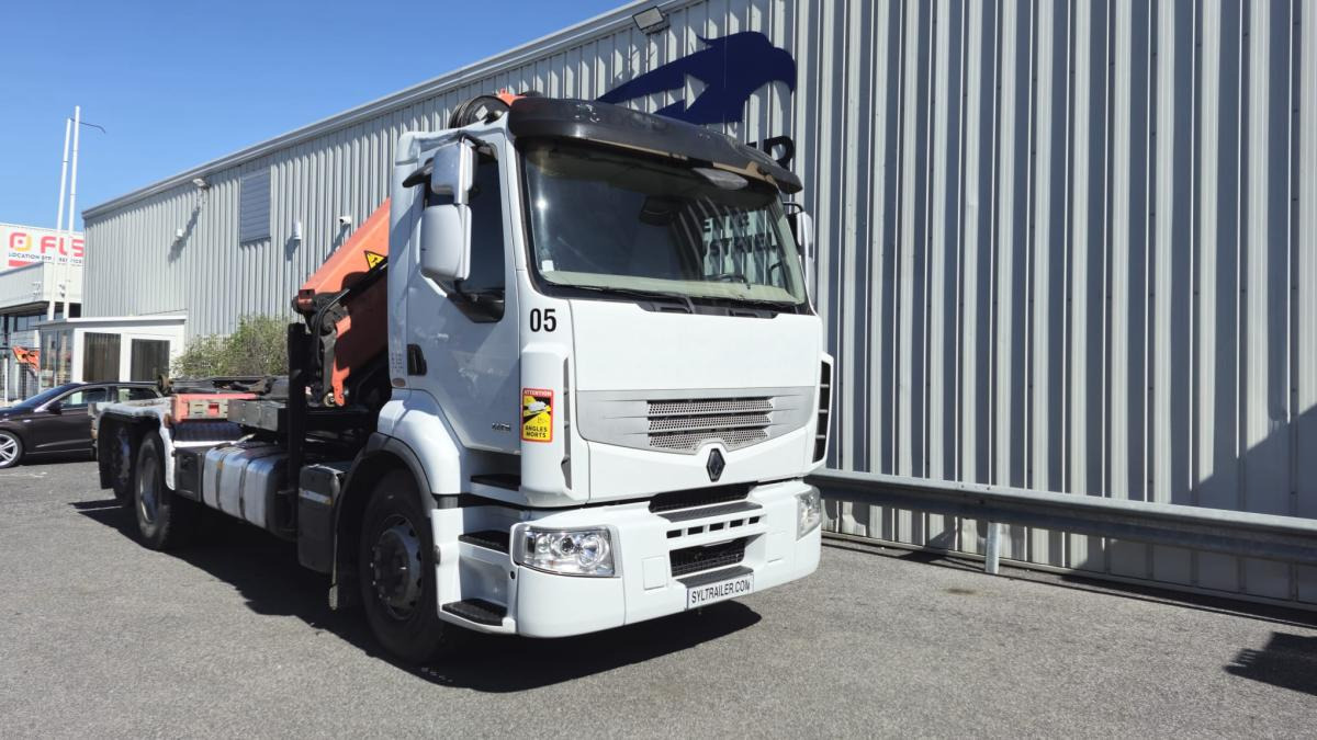 Renault Premium avec grue PALFINGER PK 18000 - Мултилифт с кука камион, Камион с кран: снимка 4 Renault Premium avec grue PALFINGER PK 18000 - Мултилифт с кука камион, Камион с кран: снимка 4