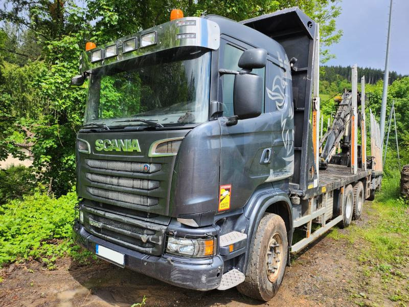 Scania R R 580 - Камион за дърва, Камион с кран: снимка 2 Scania R R 580 - Камион за дърва, Камион с кран: снимка 2