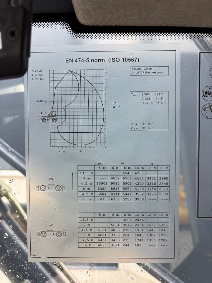 Колесен багер Atlas 270 MH - 270MH - 250 MH - 350 MH: снимка 19