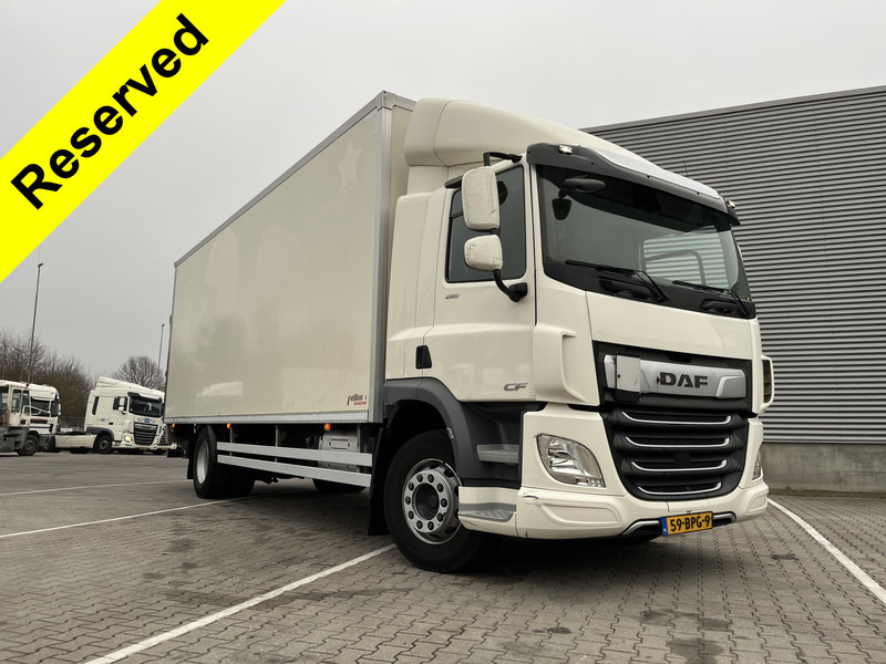 DAF CF 260 FA / 18 Ton / 350 dkm / Box 7.5 m / Laadklep / APK TUV 04-26 - Камион фургон: снимка 1 DAF CF 260 FA / 18 Ton / 350 dkm / Box 7.5 m / Laadklep / APK TUV 04-26 - Камион фургон: снимка 1