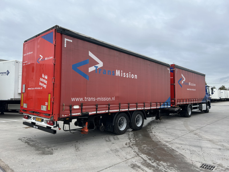 DAF CF 370 FA + Pacton MXD 218 / Curtainside Combi / Loadlift / APK TUV 05-26 - Камион с брезент: снимка 2 DAF CF 370 FA + Pacton MXD 218 / Curtainside Combi / Loadlift / APK TUV 05-26 - Камион с брезент: снимка 2