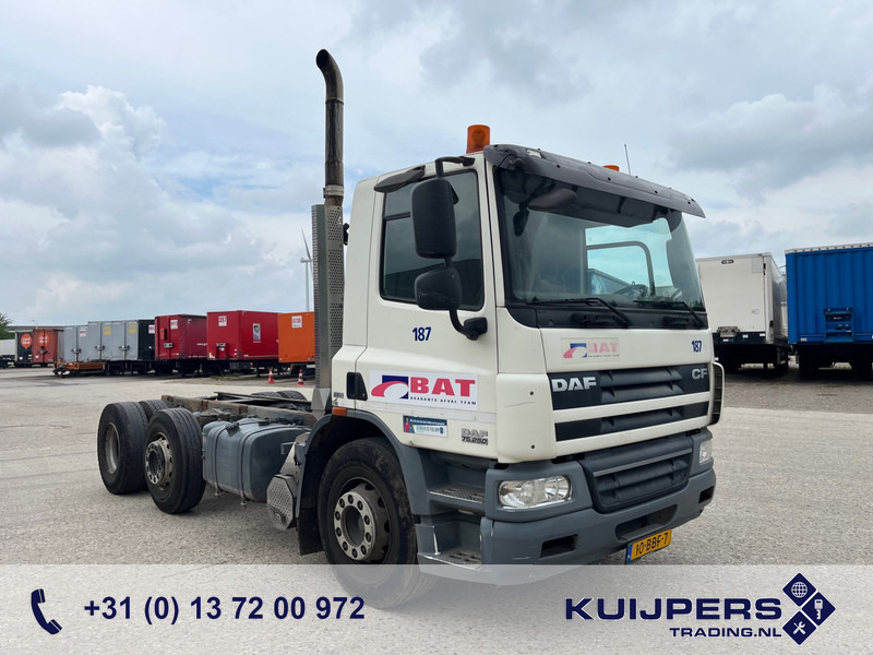 DAF FAG CF75.250 EEV Euro 5 / 6x2 / 158 DKM / Chassis-Cabine - Шаси кабина: снимка 1 DAF FAG CF75.250 EEV Euro 5 / 6x2 / 158 DKM / Chassis-Cabine - Шаси кабина: снимка 1