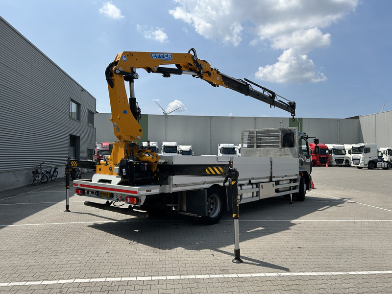 DAF LF 310 FA / Effer 175.2/3s Crane / 728 dkm / Flat Bed / APK TUV 10-25 - Камион с кран: снимка 2 DAF LF 310 FA / Effer 175.2/3s Crane / 728 dkm / Flat Bed / APK TUV 10-25 - Камион с кран: снимка 2
