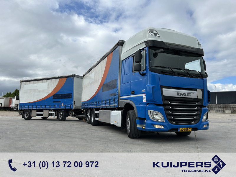 Камион с брезент DAF XF 440 FAN SSC + Aschersleben Kaross DSA 18 / Loadlift 4000 kg / Curtainside Combi: снимка 1