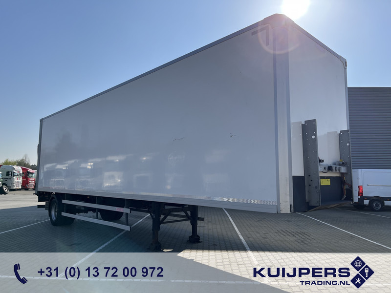 Groenewegen DRO-12-10 B City / 1 as BPW / Box / Laadklep 2000 kg - Затворена каросерия полуремарке: снимка 1 Groenewegen DRO-12-10 B City / 1 as BPW / Box / Laadklep 2000 kg - Затворена каросерия полуремарке: снимка 1