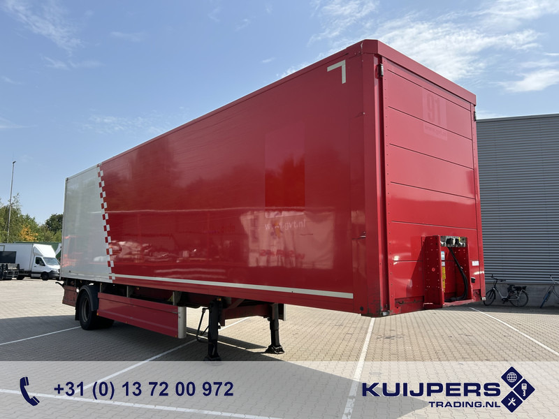 Groenewegen Jumbo / City / Box / Laadklep 2500 kg / APK TUV 11-25 - Затворена каросерия полуремарке: снимка 1 Groenewegen Jumbo / City / Box / Laadklep 2500 kg / APK TUV 11-25 - Затворена каросерия полуремарке: снимка 1