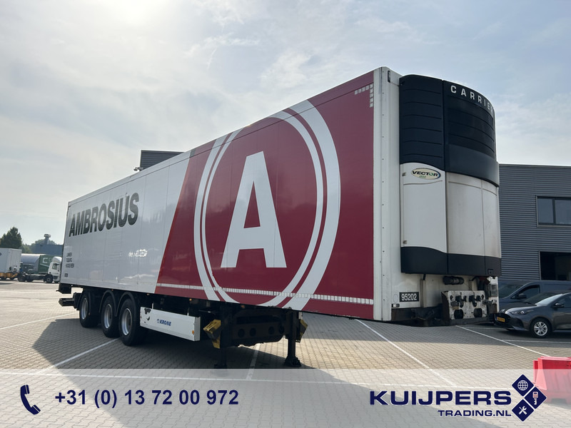 Krone Cool Liner / Carrier Vector 1850 Frigo / Loadlift 3000 kg / APK TUV 02-26 - Рефрижератор полуремарке: снимка 1 Krone Cool Liner / Carrier Vector 1850 Frigo / Loadlift 3000 kg / APK TUV 02-26 - Рефрижератор полуремарке: снимка 1