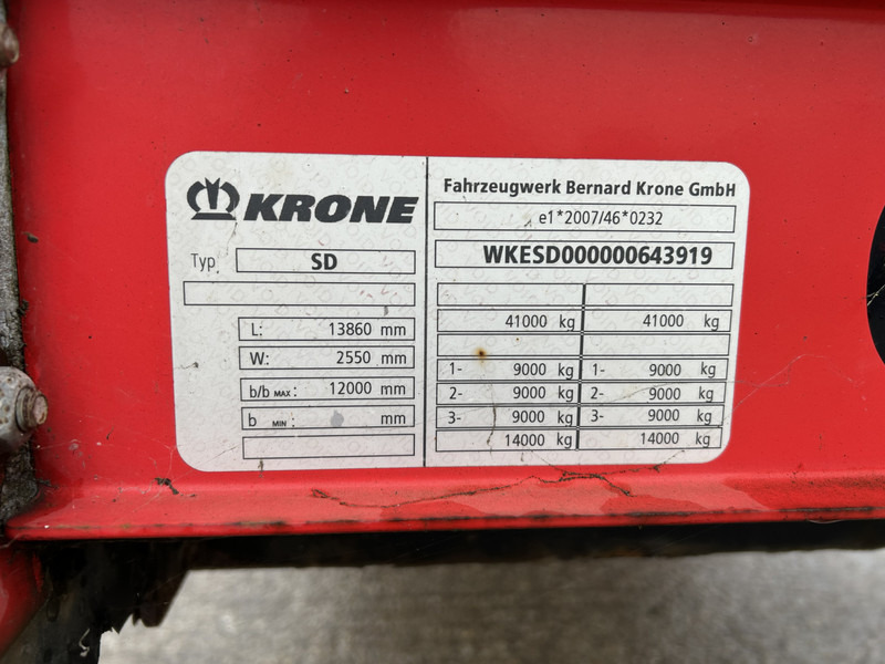 Брезентово полуремарке Krone Profi Liner / Curtainside / VALX Drum / NL Trailer: снимка 14