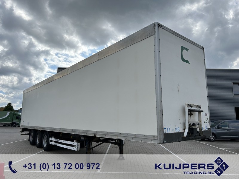 Krone SDP 27 / Box - Confectie / 3 axle BPW Drum / NL Trailer - Затворена каросерия полуремарке: снимка 1 Krone SDP 27 / Box - Confectie / 3 axle BPW Drum / NL Trailer - Затворена каросерия полуремарке: снимка 1