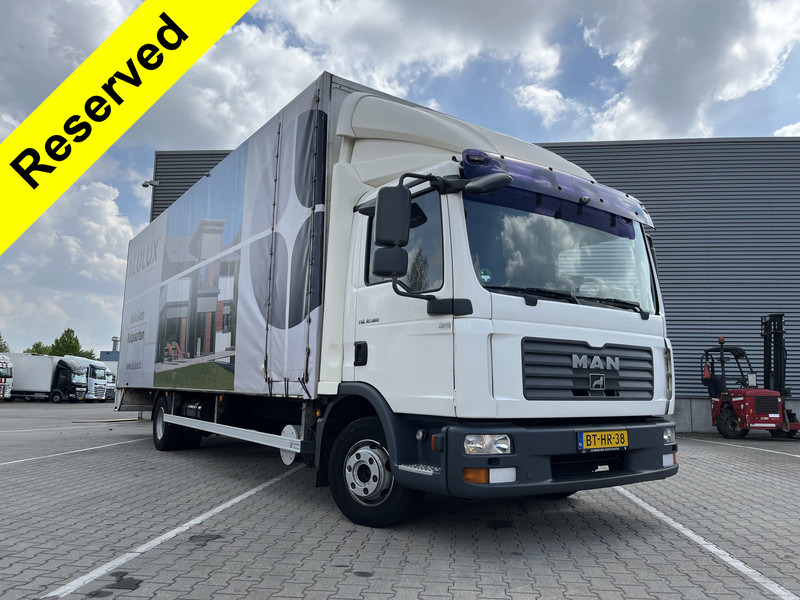 MAN TGL 12.180 Euro 4 / 12 Ton / 781 dkm / Canvas Box / APK TUV 10-25 - Камион фургон: снимка 1 MAN TGL 12.180 Euro 4 / 12 Ton / 781 dkm / Canvas Box / APK TUV 10-25 - Камион фургон: снимка 1