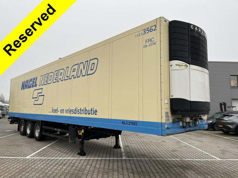 Schmitz Cargobull SKO 24L COOL / Carrier Vector 1850 / BPW Drum / Frigo Box / NL Trailer - Рефрижератор полуремарке: снимка 1 Schmitz Cargobull SKO 24L COOL / Carrier Vector 1850 / BPW Drum / Frigo Box / NL Trailer - Рефрижератор полуремарке: снимка 1