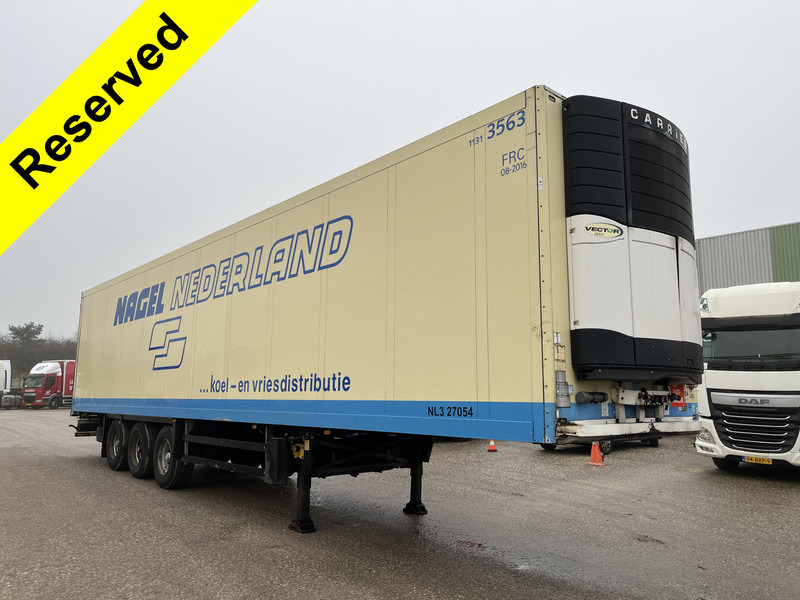 Schmitz Cargobull SKO 24L COOL / Carrier Vector 1850 / BPW Drum / Liftas / Frigo Box / NL Trailer - Рефрижератор полуремарке: снимка 1 Schmitz Cargobull SKO 24L COOL / Carrier Vector 1850 / BPW Drum / Liftas / Frigo Box / NL Trailer - Рефрижератор полуремарке: снимка 1