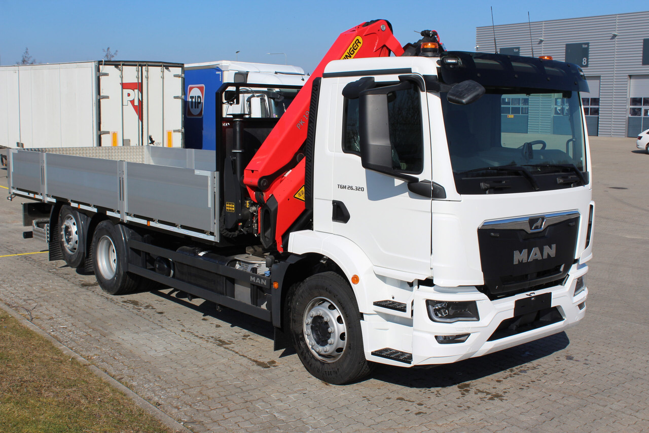 MAN TGM 26.320 6×2-4 PK19.001SLD5 Brädgårdsbil - Бордови камион, Камион с кран: снимка 2 MAN TGM 26.320 6×2-4 PK19.001SLD5 Brädgårdsbil - Бордови камион, Камион с кран: снимка 2