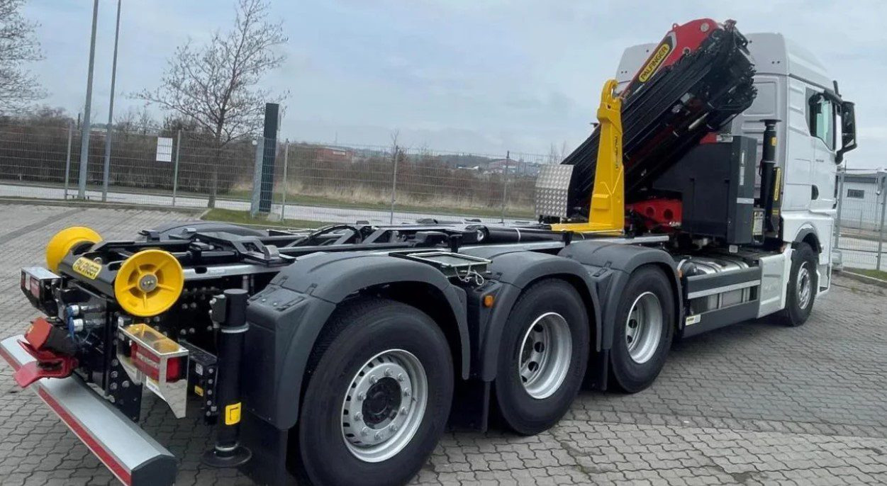 MAN TGS 35.510 8×4 Tridem kranväxlare Palfinger - Мултилифт с кука камион, Камион с кран: снимка 4 MAN TGS 35.510 8×4 Tridem kranväxlare Palfinger - Мултилифт с кука камион, Камион с кран: снимка 4