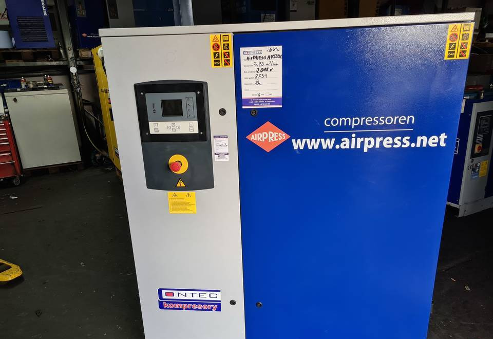 Kompresor śrubowy AIRPRESS APS 35, 26 kw - Компресор за въздух: снимка 1 Kompresor śrubowy AIRPRESS APS 35, 26 kw - Компресор за въздух: снимка 1