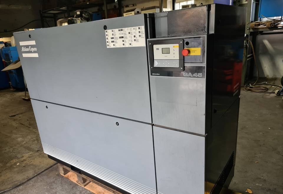 Kompresor śrubowy ATLAS COPCO GA 45 - Компресор за въздух: снимка 2 Kompresor śrubowy ATLAS COPCO GA 45 - Компресор за въздух: снимка 2