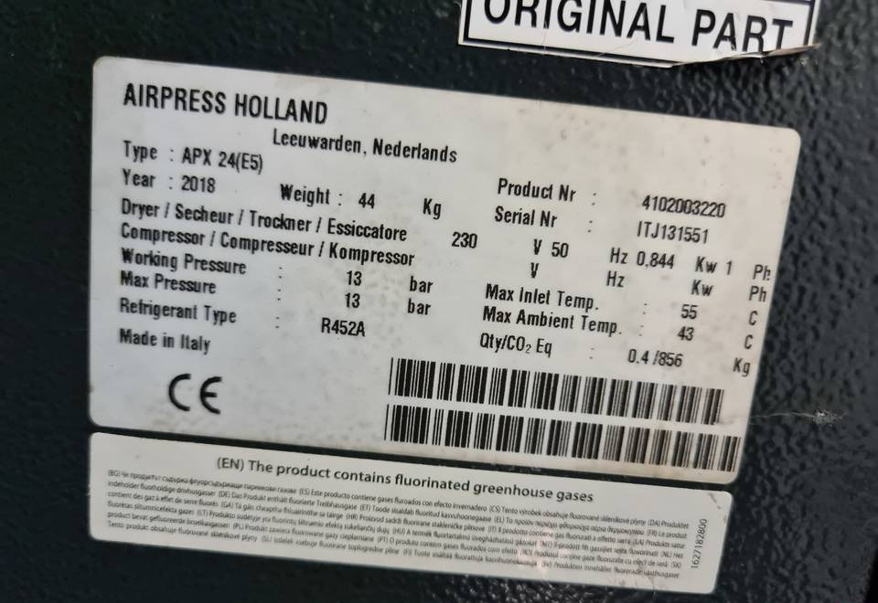 OSUSZACZ ZIĘBNICZY AIRPRESS APX 24, 2,4 M3/min - Компресор за въздух: снимка 2 OSUSZACZ ZIĘBNICZY AIRPRESS APX 24, 2,4 M3/min - Компресор за въздух: снимка 2