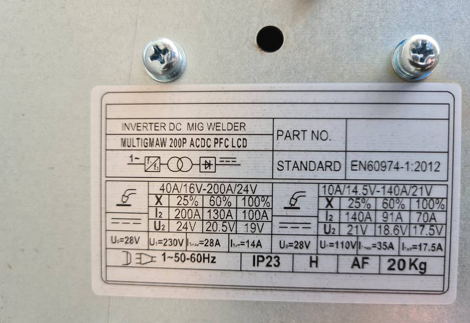 Spawarka WELDKAR MULTIGMAW Mig, Mag, Mma, Tig 200 A - Оборудване за заваряване: снимка 4 Spawarka WELDKAR MULTIGMAW Mig, Mag, Mma, Tig 200 A - Оборудване за заваряване: снимка 4