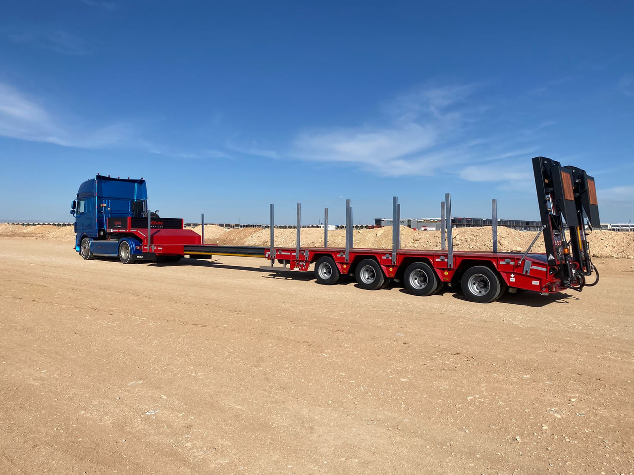 GVN Trailer 4 AXLE EXTENDABLE LOWBED - Нискорамна площадка полуремарке: снимка 3 GVN Trailer 4 AXLE EXTENDABLE LOWBED - Нискорамна площадка полуремарке: снимка 3