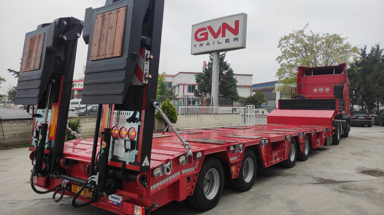 GVN Trailer 4 AXLE LOWBED WITH WHEEL RECESSES - Нискорамна площадка полуремарке: снимка 4 GVN Trailer 4 AXLE LOWBED WITH WHEEL RECESSES - Нискорамна площадка полуремарке: снимка 4
