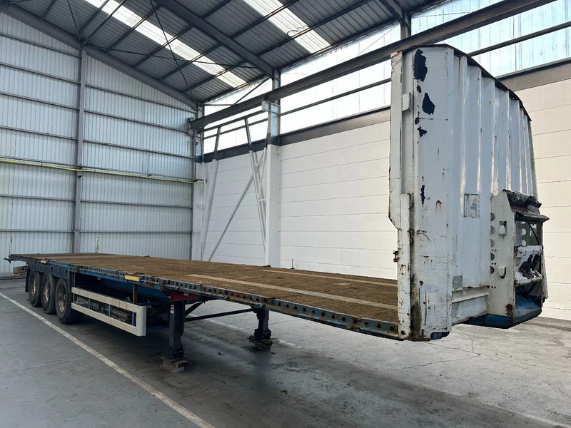 Бордово полуремарке/ Платформа Krone SD 27 FREINS TAMBOURS: снимка 6