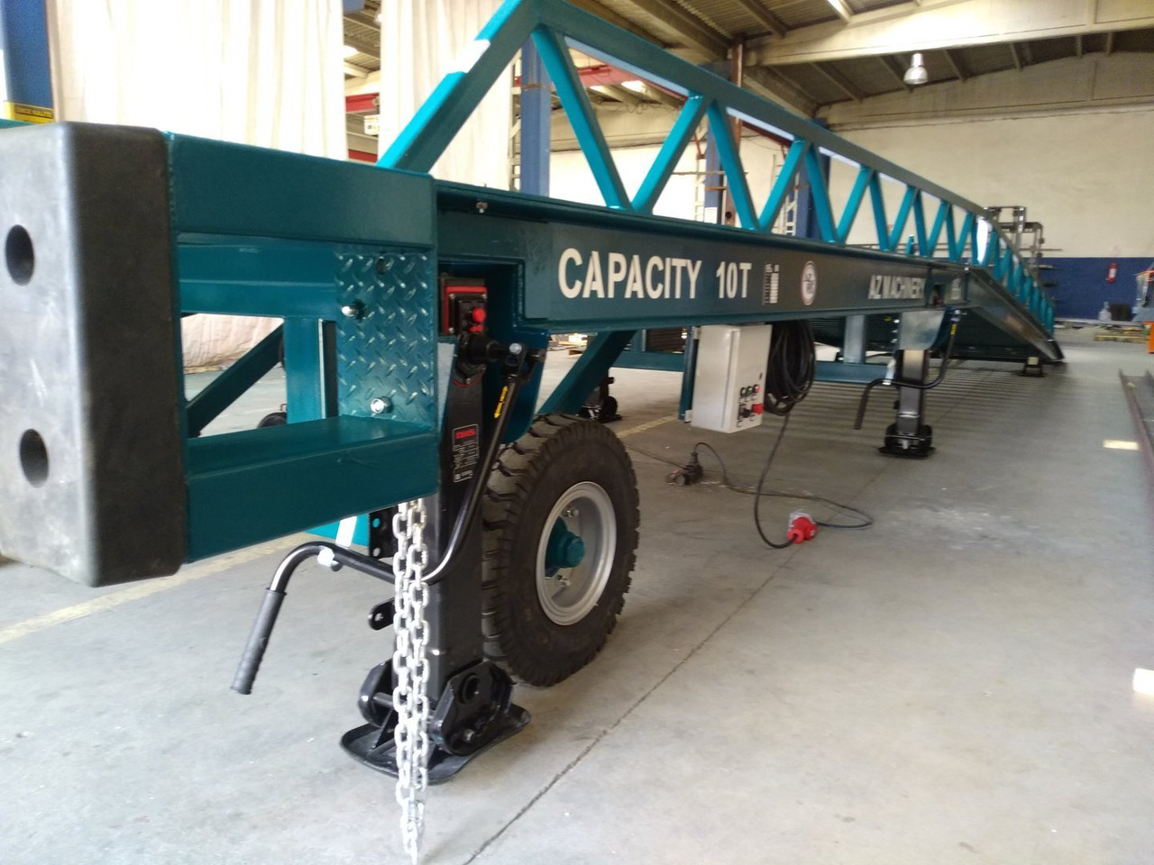Нови Товарна рампа Loading Ramp with with electro hydraulic tilting bridge -  AZ RAMP - STAR- 8T-ZR-LLO-E: снимка 8