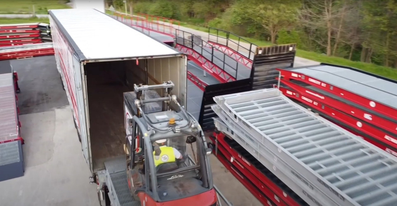Нови Товарна рампа Loading Ramp with with hydraulic tilting bridge -  AZ RAMP - STAR- 12T FULL GALVA: снимка 6