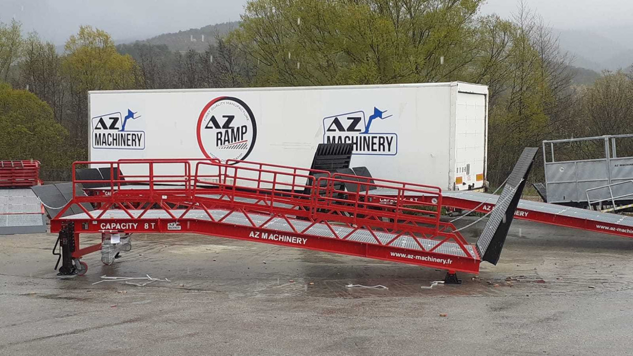 Нови Товарна рампа Loading Ramp with with hydraulic tilting bridge -  AZ RAMP - STAR-RL- 20T. 20 ton capacity: снимка 11