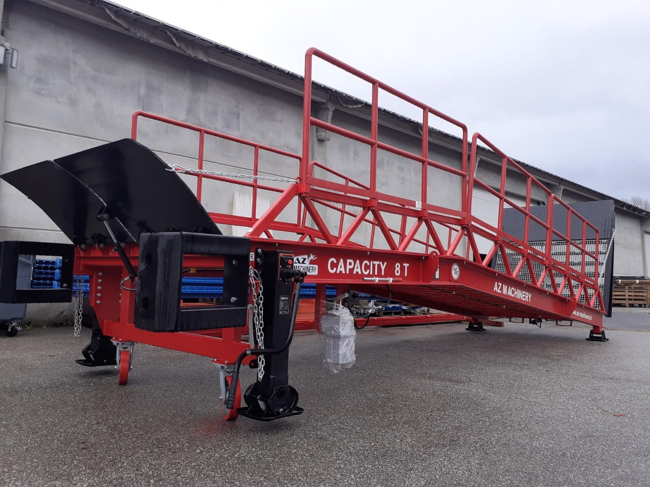 Нови Товарна рампа Loading Ramp with with hydraulic tilting bridge -  AZ RAMP - STAR-RL- 20T. 20 ton capacity: снимка 6