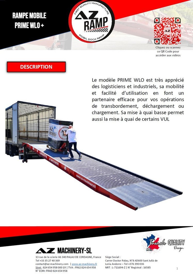 **RENTAL 12-24-36 Month** AZ RAMP-PRIME PRIME WLO + 8 . Industrial Mobil Loading Ramp - Товарна рампа: снимка 3 **RENTAL 12-24-36 Month** AZ RAMP-PRIME PRIME WLO + 8 . Industrial Mobil Loading Ramp - Товарна рампа: снимка 3