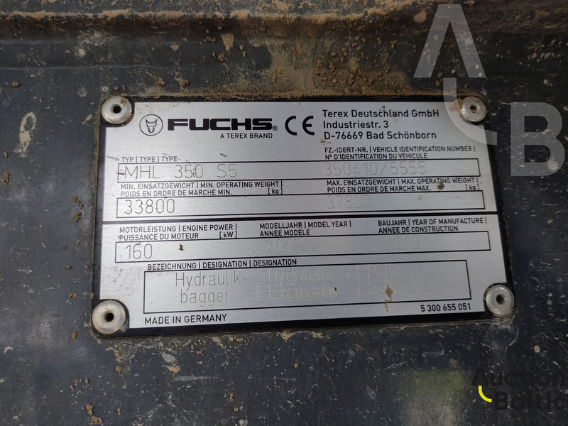 Багер за манипулиране на материали Fuchs MHL 350: снимка 19