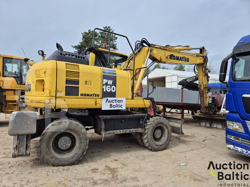 Komatsu PW160 - Колесен багер: снимка 1 Komatsu PW160 - Колесен багер: снимка 1