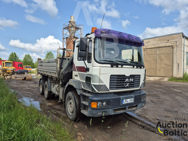 MAN 33.414 DFC - Самосвал камион, Камион с кран: снимка 2 MAN 33.414 DFC - Самосвал камион, Камион с кран: снимка 2