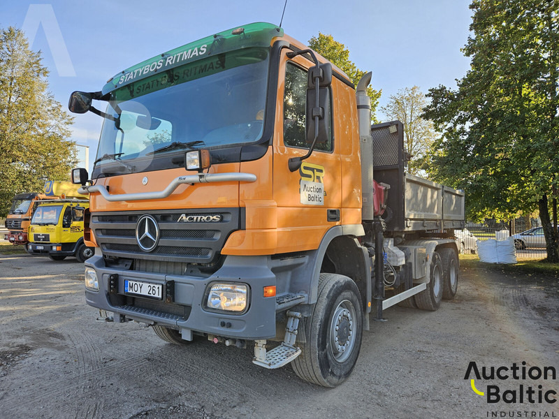 Mercedes-Benz Actros 1844 - Самосвал камион, Камион с кран: снимка 2 Mercedes-Benz Actros 1844 - Самосвал камион, Камион с кран: снимка 2
