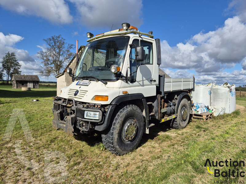 Mercedes-Benz Unimog U 400 - Самосвал камион: снимка 1 Mercedes-Benz Unimog U 400 - Самосвал камион: снимка 1