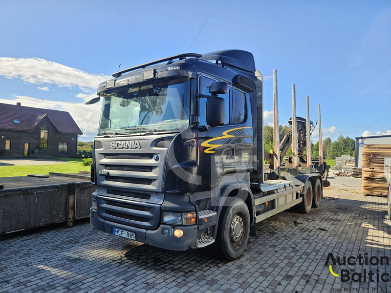 Scania R 480 LA - Горско ремарке: снимка 1 Scania R 480 LA - Горско ремарке: снимка 1