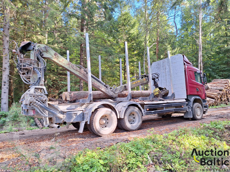 Scania R 480 - Камион за дърва, Камион с кран: снимка 4 Scania R 480 - Камион за дърва, Камион с кран: снимка 4