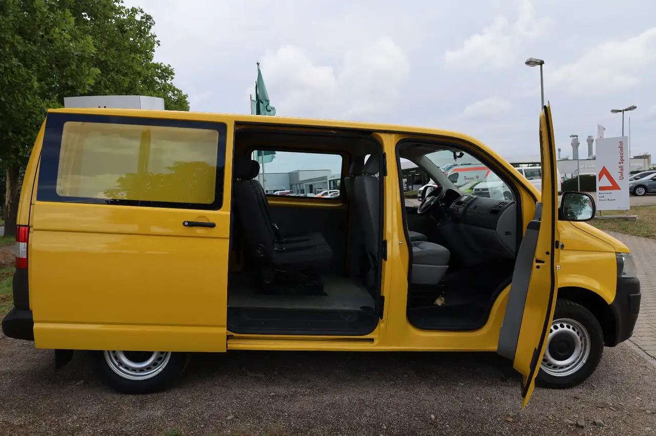Volkswagen T5 Transporter Kasten-Kombi 2.0 TDI/EU5/5-Sitze - Бус с двойна кабина: снимка 1 Volkswagen T5 Transporter Kasten-Kombi 2.0 TDI/EU5/5-Sitze - Бус с двойна кабина: снимка 1