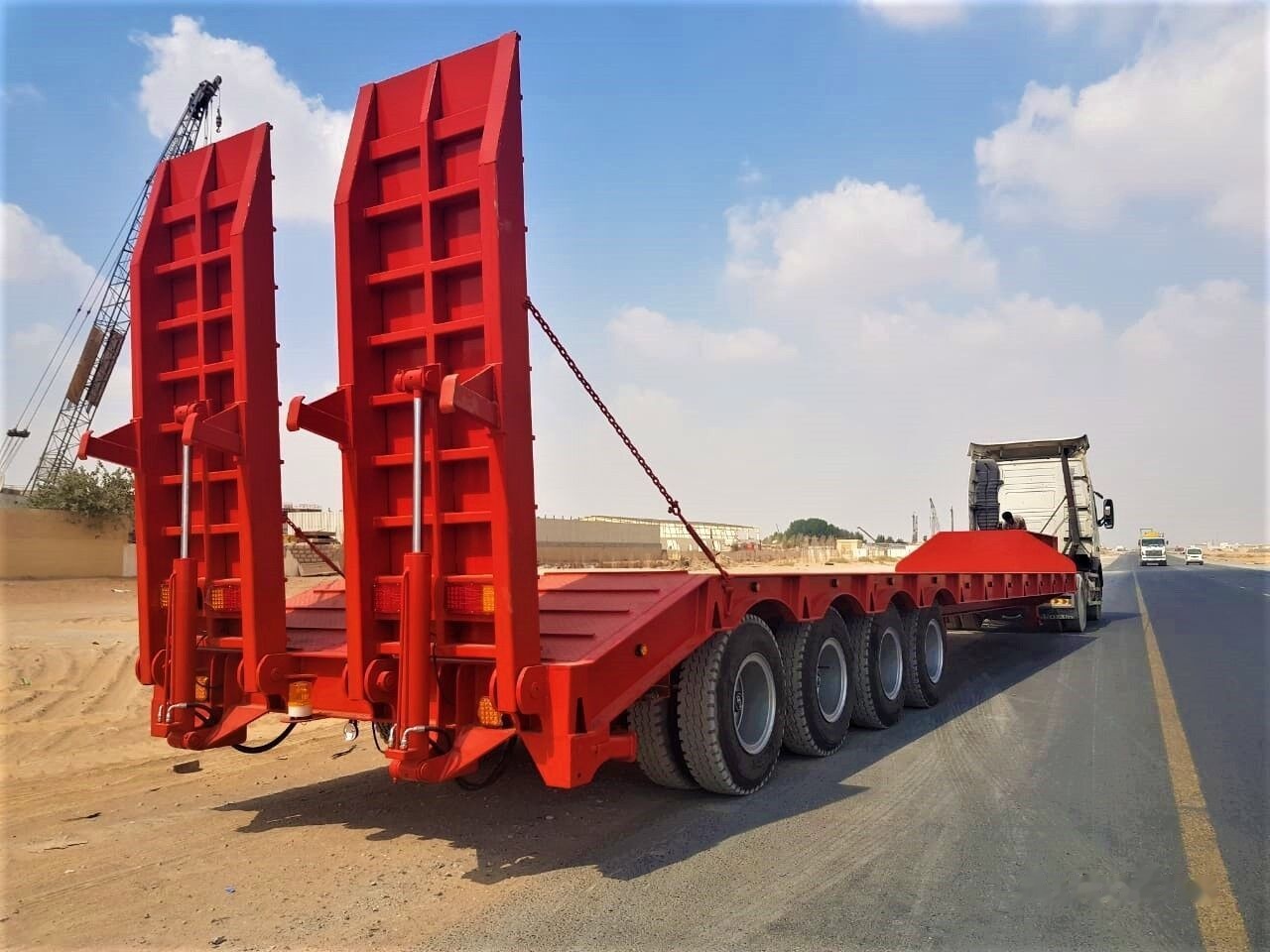 AME 80 Ton Lowbed from Manufacturer Company - Нискорамна площадка полуремарке: снимка 4 AME 80 Ton Lowbed from Manufacturer Company - Нискорамна площадка полуремарке: снимка 4