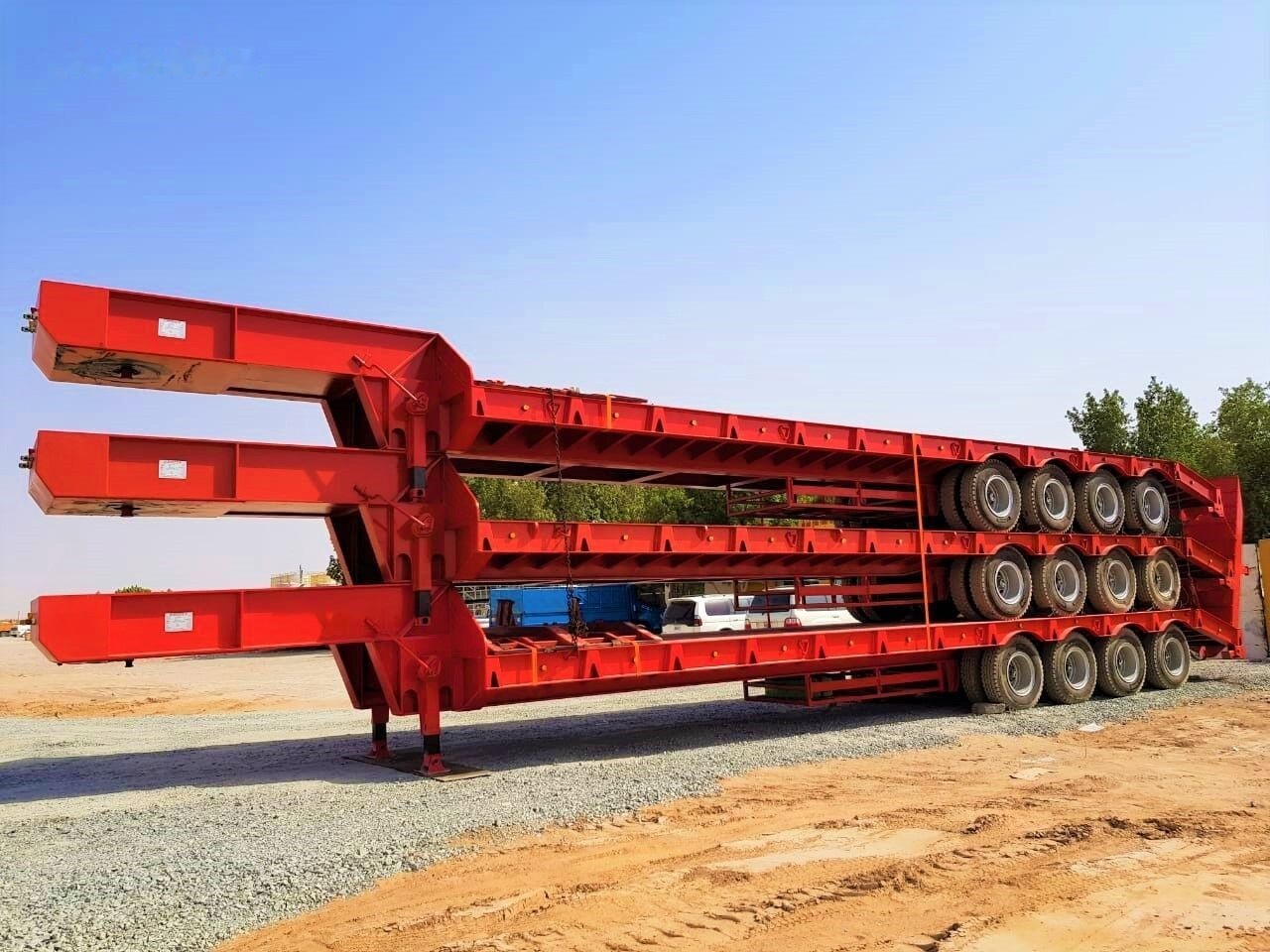 AME 80 Ton Lowbed from Manufacturer Company - Нискорамна площадка полуремарке: снимка 1 AME 80 Ton Lowbed from Manufacturer Company - Нискорамна площадка полуремарке: снимка 1