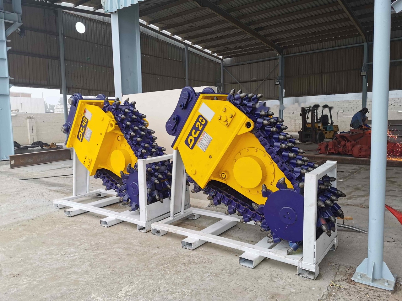 Нови Прикачен инвентар за Багер AME Chain Drum Cutter (DC 40): снимка 23